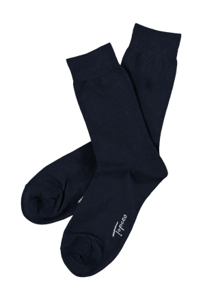 SOLID COTTON NAVY calcetines