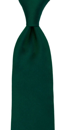 SOLID Dark green corbata