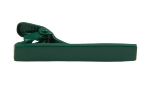 Solid Dark green alfiler de corbata