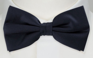 SOLID Dark navy pajarita