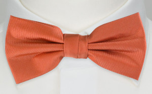 SOLID Dark peach pajarita