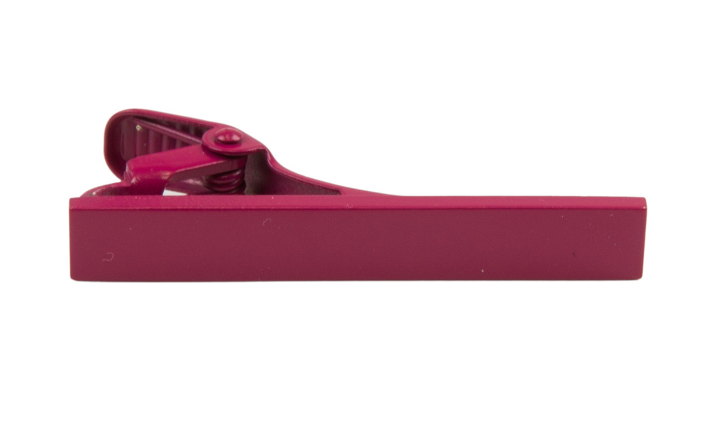 Solid Dark pink alfiler de corbata