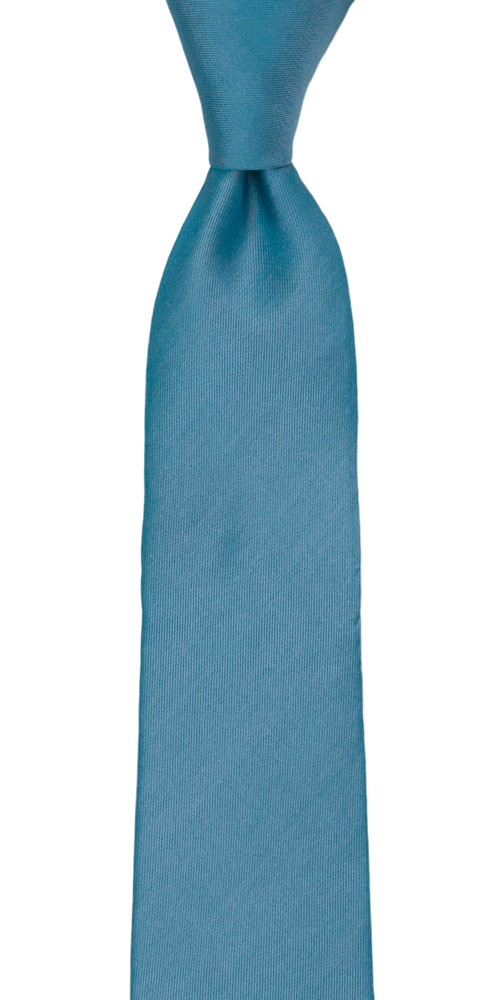 SOLID Dark turquoise corbata delgada
