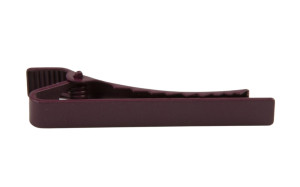 Solid Eggplant alfiler de corbata