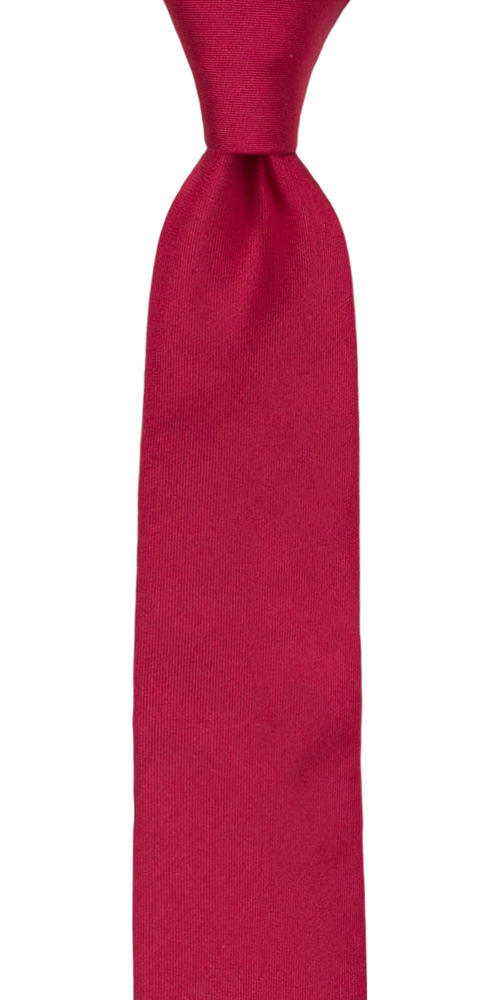 SOLID Fuchsia corbata delgada