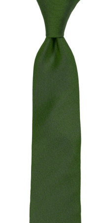 SOLID Green corbata delgada