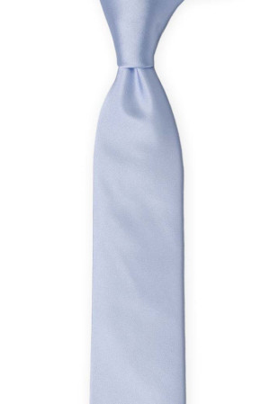 SOLID Ice blue corbata para niños medianos