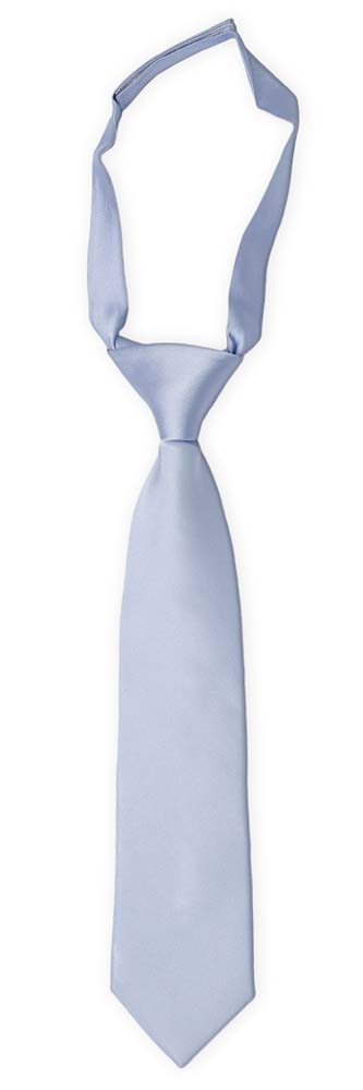 SOLID Ice blue corbata pequeña pre-atada niño