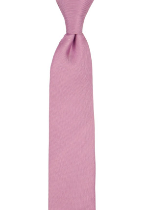 SOLID Lavender Pink corbata para niños medianos