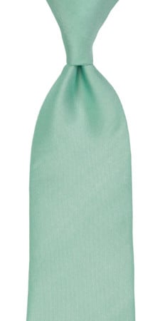 SOLID Light turquoise corbata
