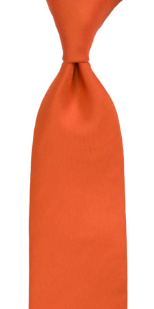 SOLID Orange corbata