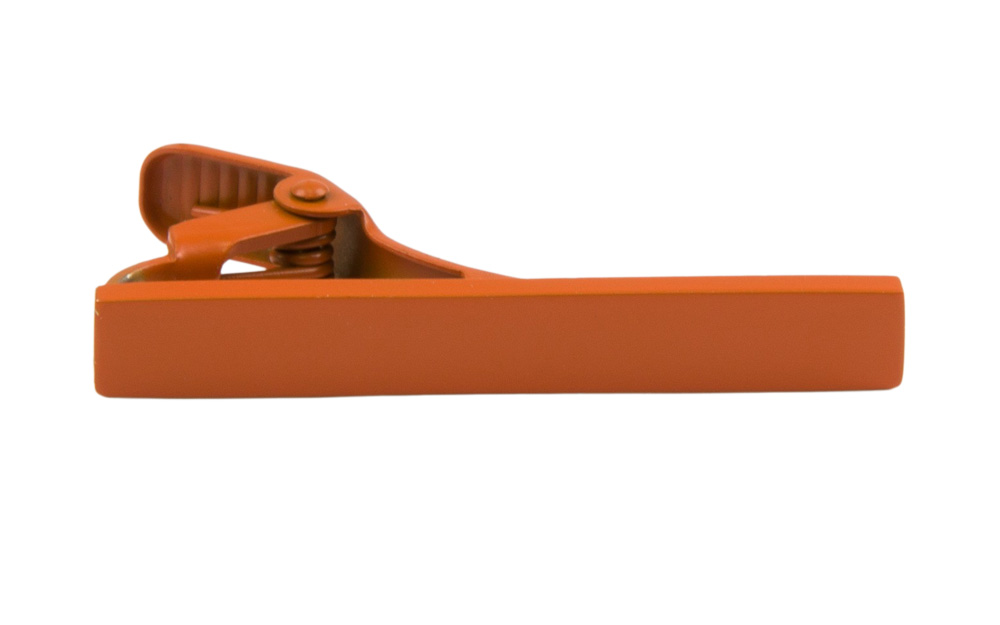 Solid Orange alfiler de corbata
