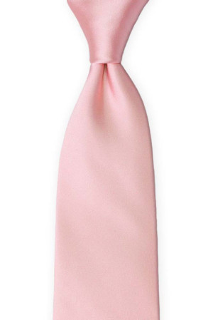 SOLID Pale pink corbata