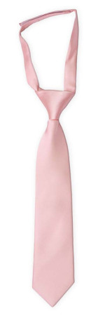 SOLID Pale pink corbata pequeña pre-atada niño
