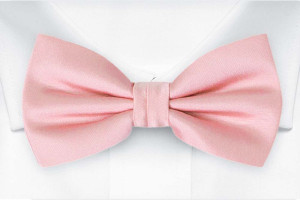 SOLID Pale pink pajarita