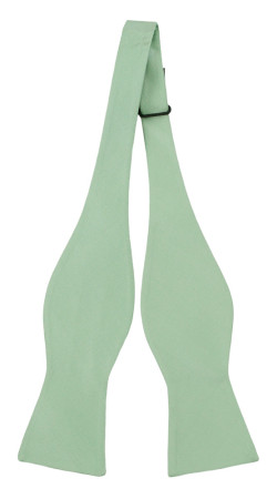 SOLID Pastel green pajarita sin atar