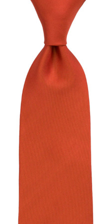 SOLID Rusty Orange corbata
