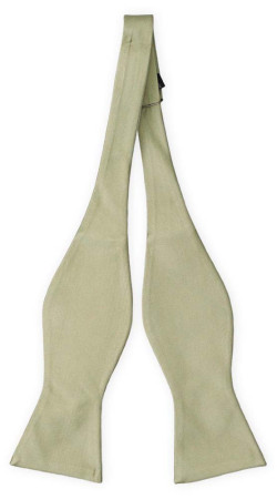 SOLID Sage green pajarita sin atar