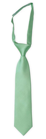 SOLID Seafoam turquoise corbata pequeña pre-atada niño