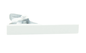 Solid White alfiler de corbata
