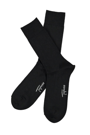 SOLID WOOL BLACK calcetines