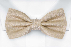 SPLICED Wheat beige pajarita
