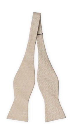 SPLICED Wheat beige pajarita sin atar