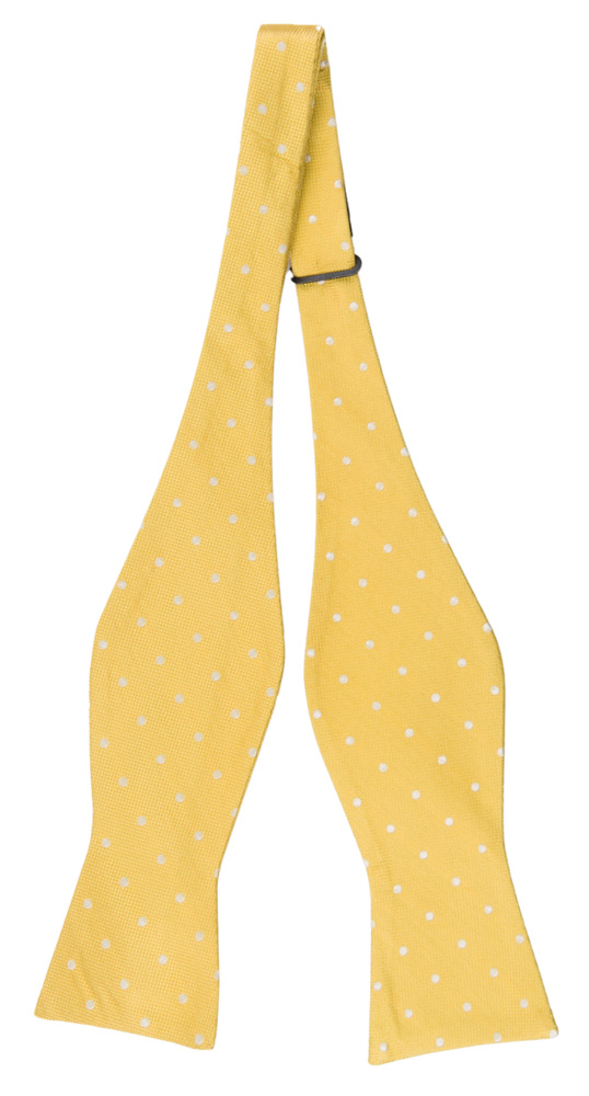 SPOTONDOT YELLOW pajarita sin atar