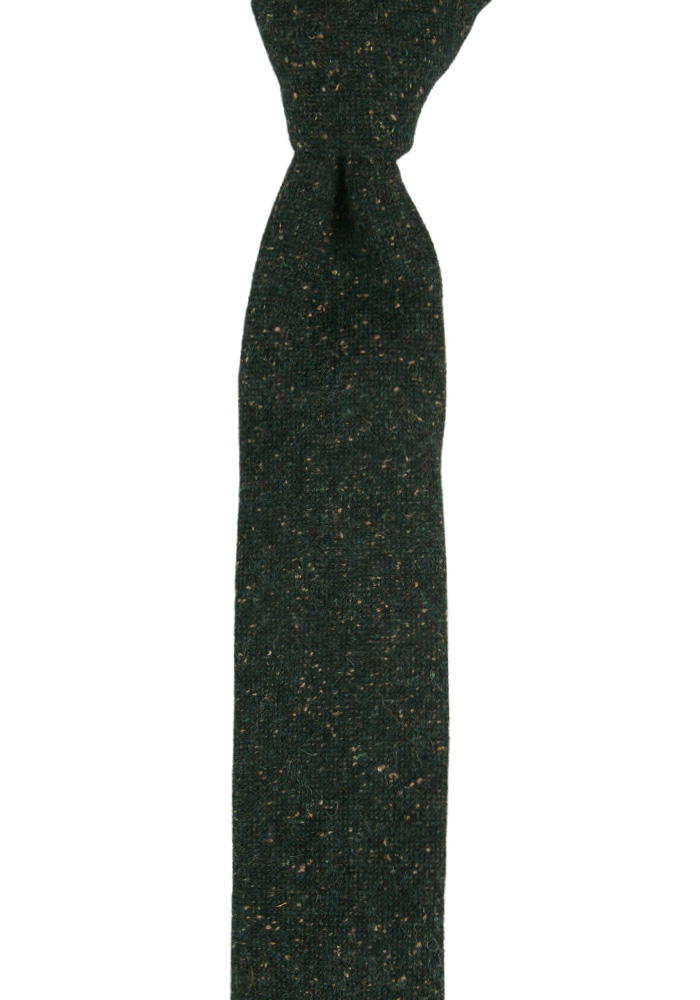 SPRACKLIG DARK GREEN corbata delgada