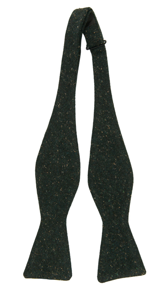 SPRACKLIG DARK GREEN pajarita sin atar