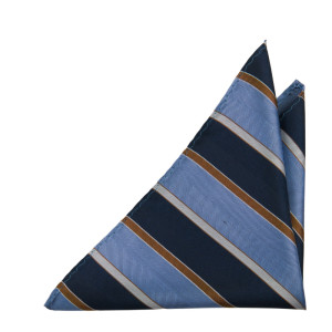 STEADYSTRIPE NAVY pañuelo de bolsillo