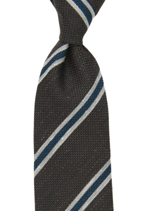 STRISCE BROWN corbata
