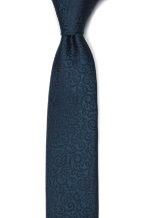 SWANKY Dark blue corbata delgada