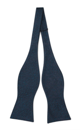 SWANKY Dark blue pajarita sin atar