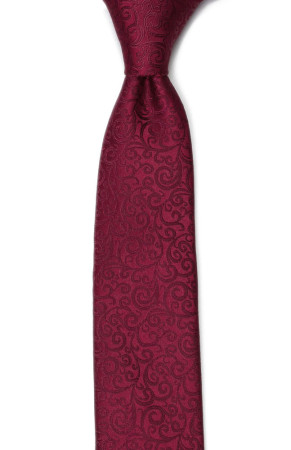 SWANKY Dark red corbata para niños medianos