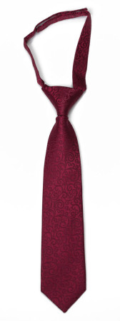 SWANKY Dark red corbata pequeña pre-atada niño