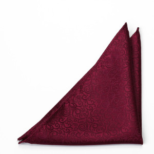 SWANKY Dark red pañuelo de bolsillo