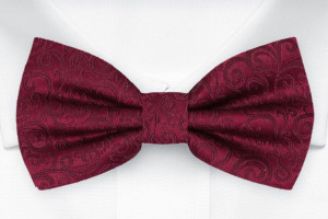 SWANKY Dark red pajarita para niños