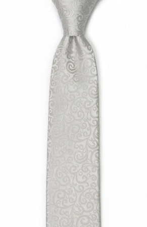 SWANKY Silver corbata para niños medianos