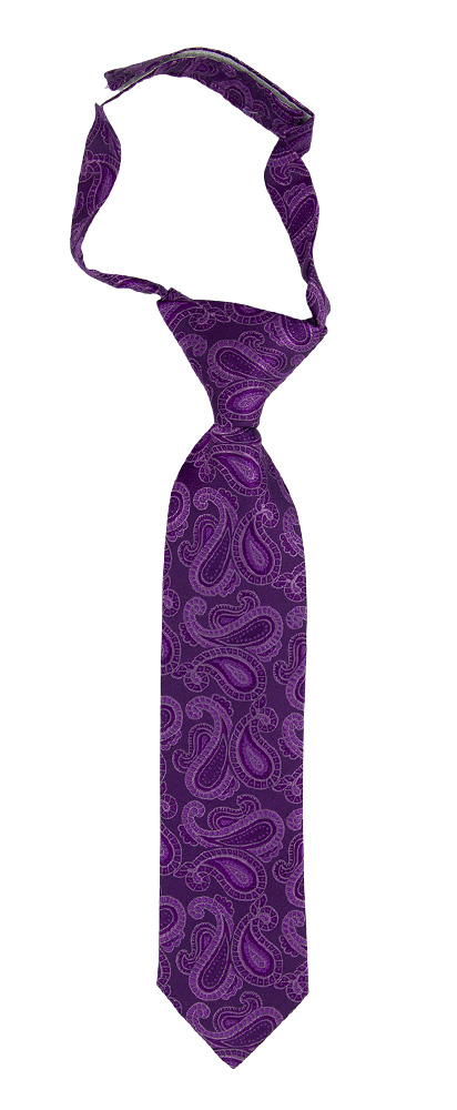 SWINGPJATT PURPLE corbata pequeña pre-atada niño