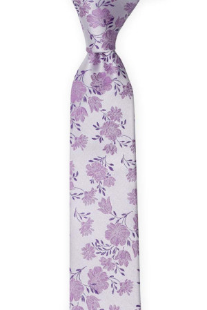 TOSSBLOSSOM Powder purple corbata para niños medianos