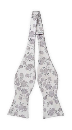 TOSSBLOSSOM Silver grey pajarita sin atar