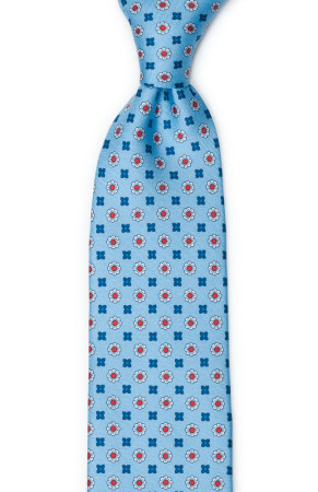 TRIFOGLEZZA Light blue corbata