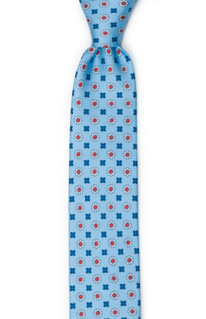 TRIFOGLEZZA Light blue corbata delgada