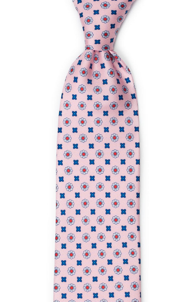 TRIFOGLEZZA Pink corbata clásica