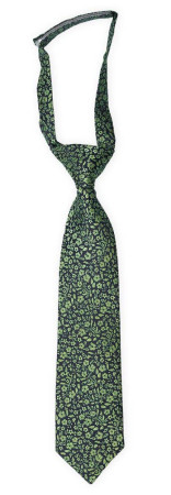 TUSSIEMUSSIE Green corbata pequeña pre-atada niño