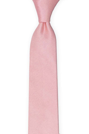 TWILLIE Light pink corbata para niños medianos