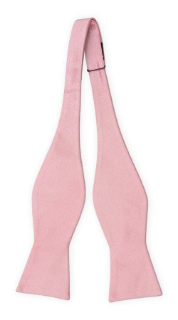 TWILLIE Light pink pajarita sin atar