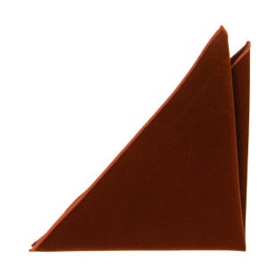 Velvet Toffee Brown pañuelo de bolsillo