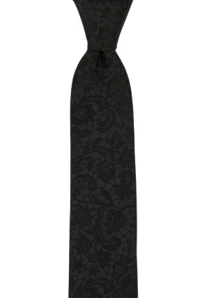 VIGSEL BLACK corbata delgada